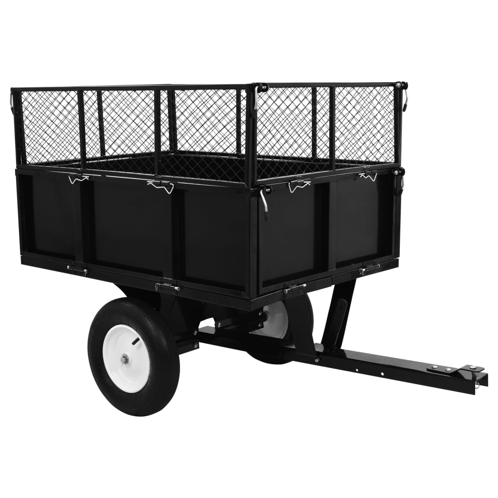 Tipping Trailer for Lawn Mower 300 kg Load - Charlotte Dunes