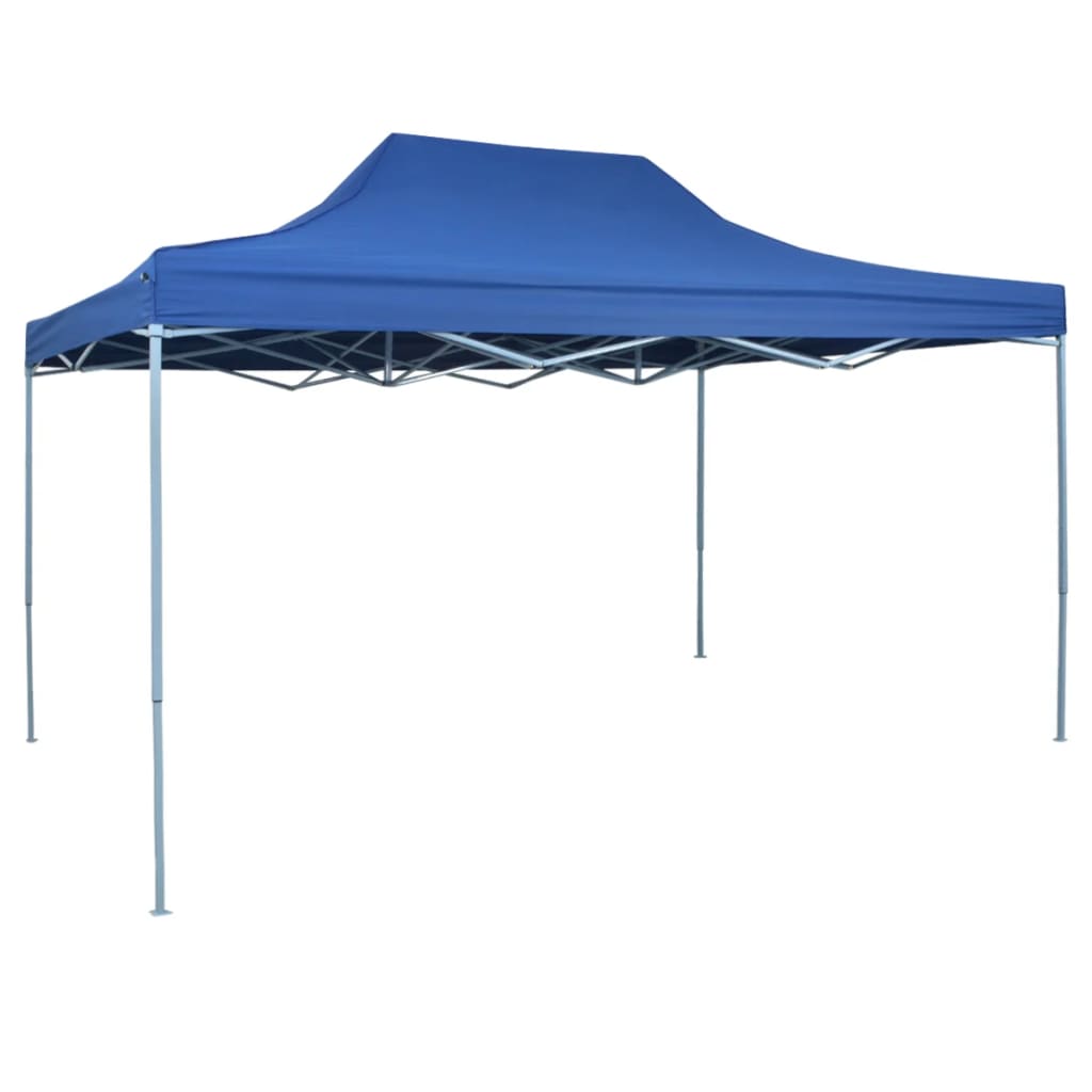 Professional Folding Party Tent 3x4 m Steel Blue - Merkel Designers