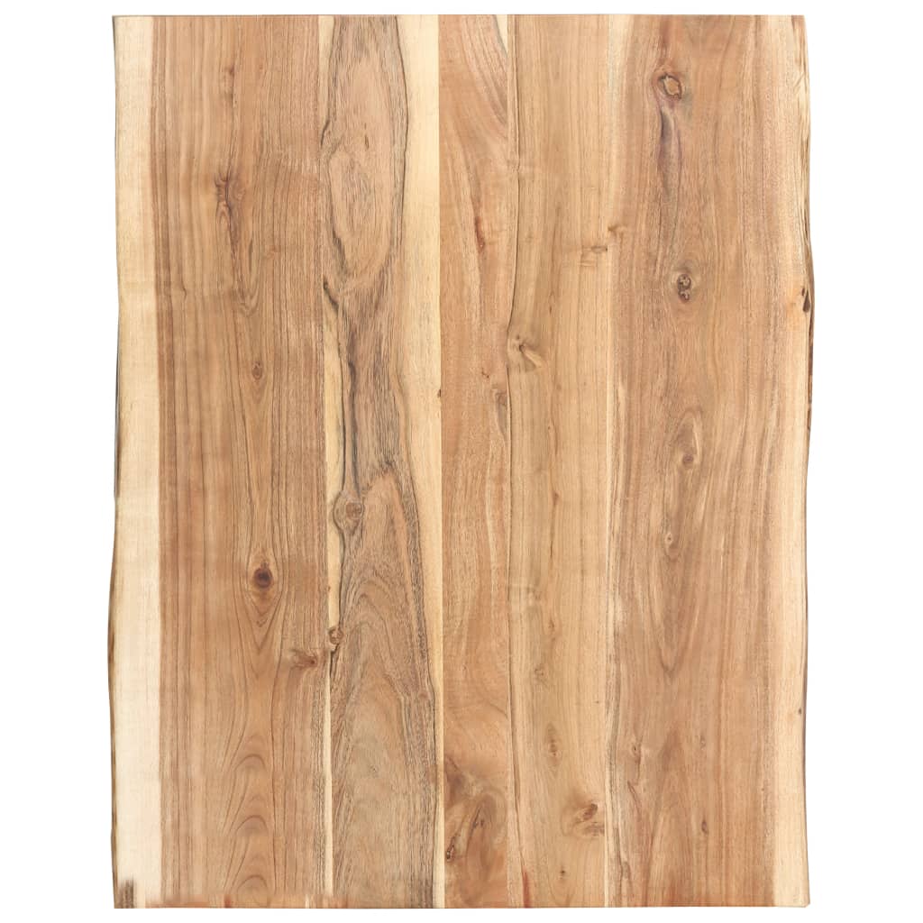 Table Top Solid Acacia Wood 80x(50-60)x3.8 cm - Merkel Designers