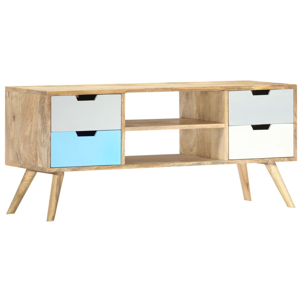 TV Cabinet 110x35x48 cm Solid Mango Wood - Sid & Sam