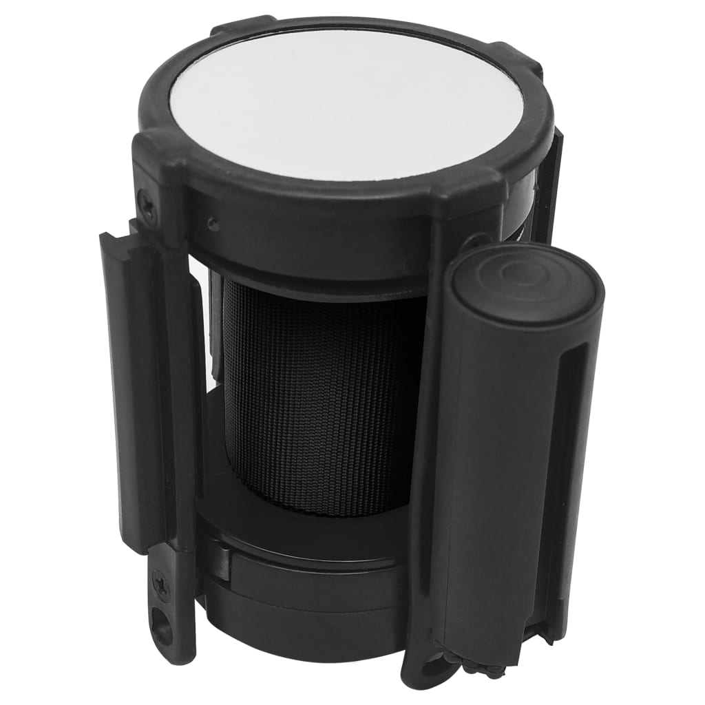 Retractable Belt Barrier 200cm Black - Design Hut