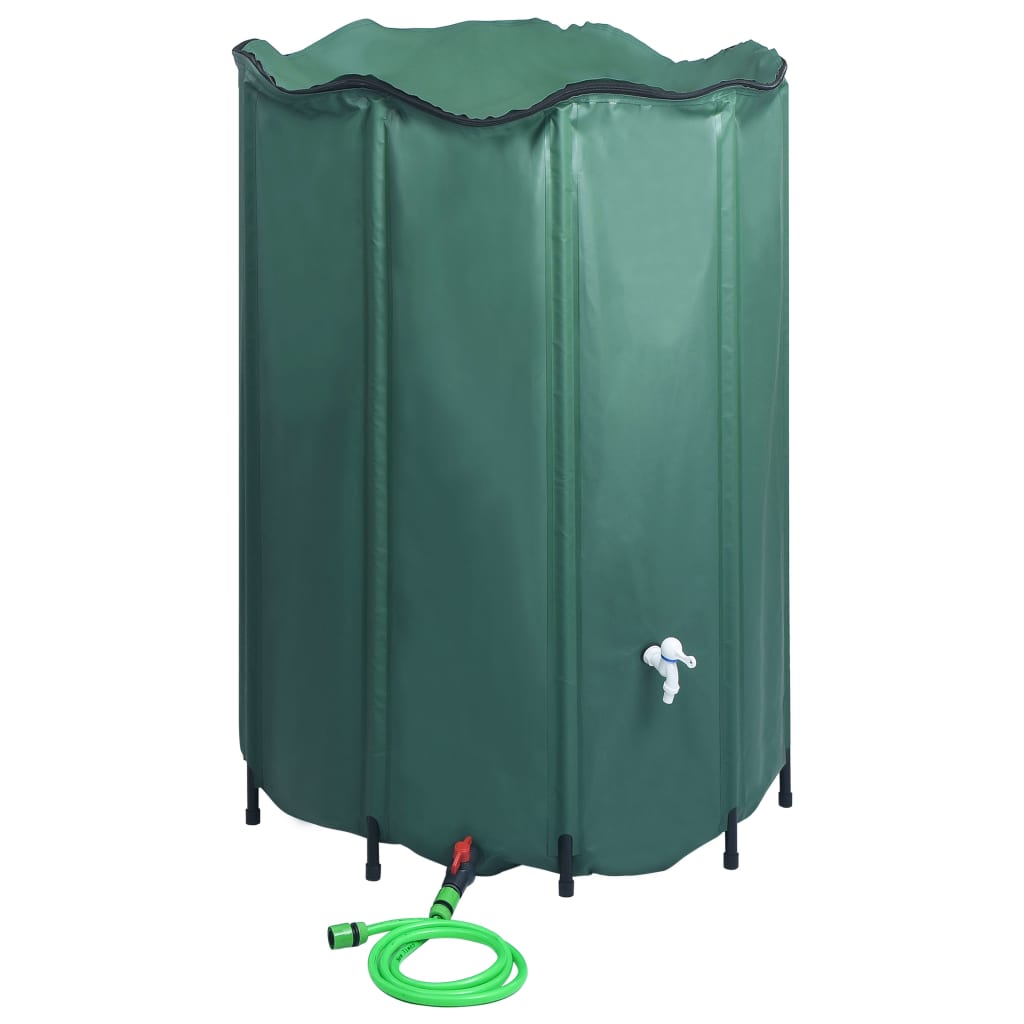Collapsible Rain Water Tank with Spigot 1350 L - Decor Base