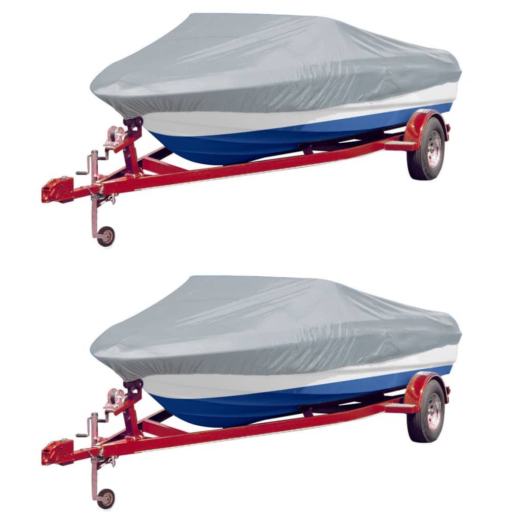 Boat Covers 2 pcs Grey Length 488-564 cm Width 239 cm - Style and Chic