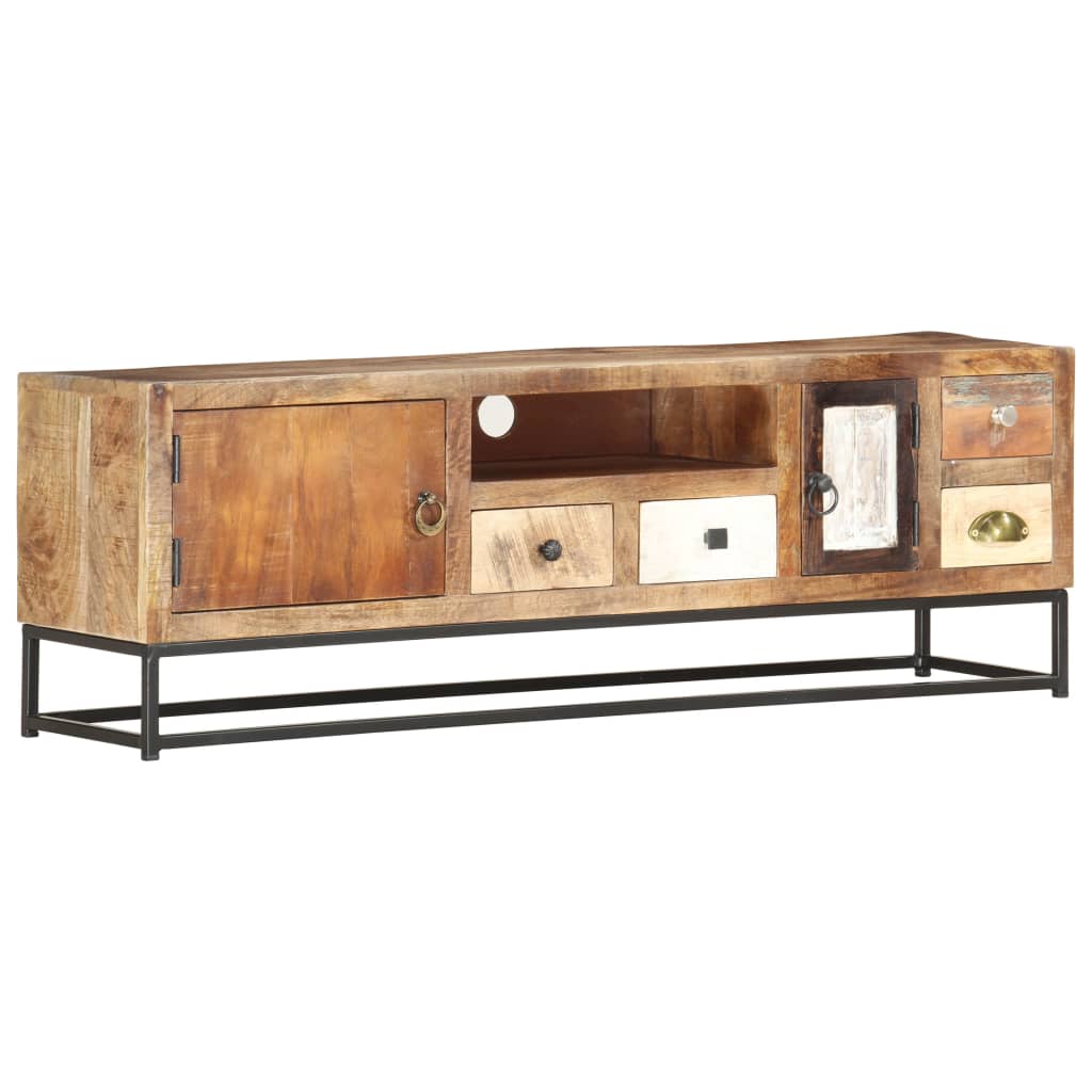 TV Cabinet 120x30x40 cm Solid Reclaimed Wood - Sid & Sam