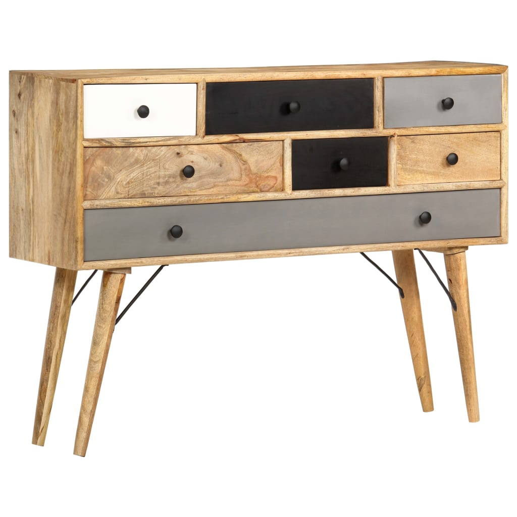 Sideboard 110x30x82 cm Solid Mango Wood - Brittle & Co