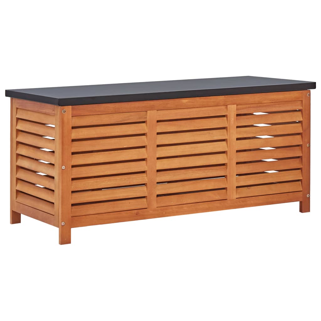 Garden Storage Box 117x50x55 cm Solid Eucalyptus Wood - All Things Good