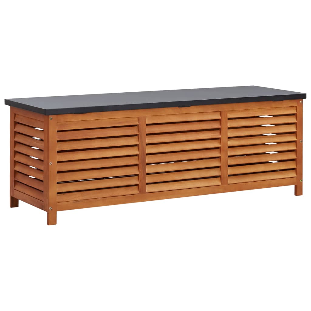 Garden Storage Box 150x50x55 cm Solid Eucalyptus Wood - Style and Chic