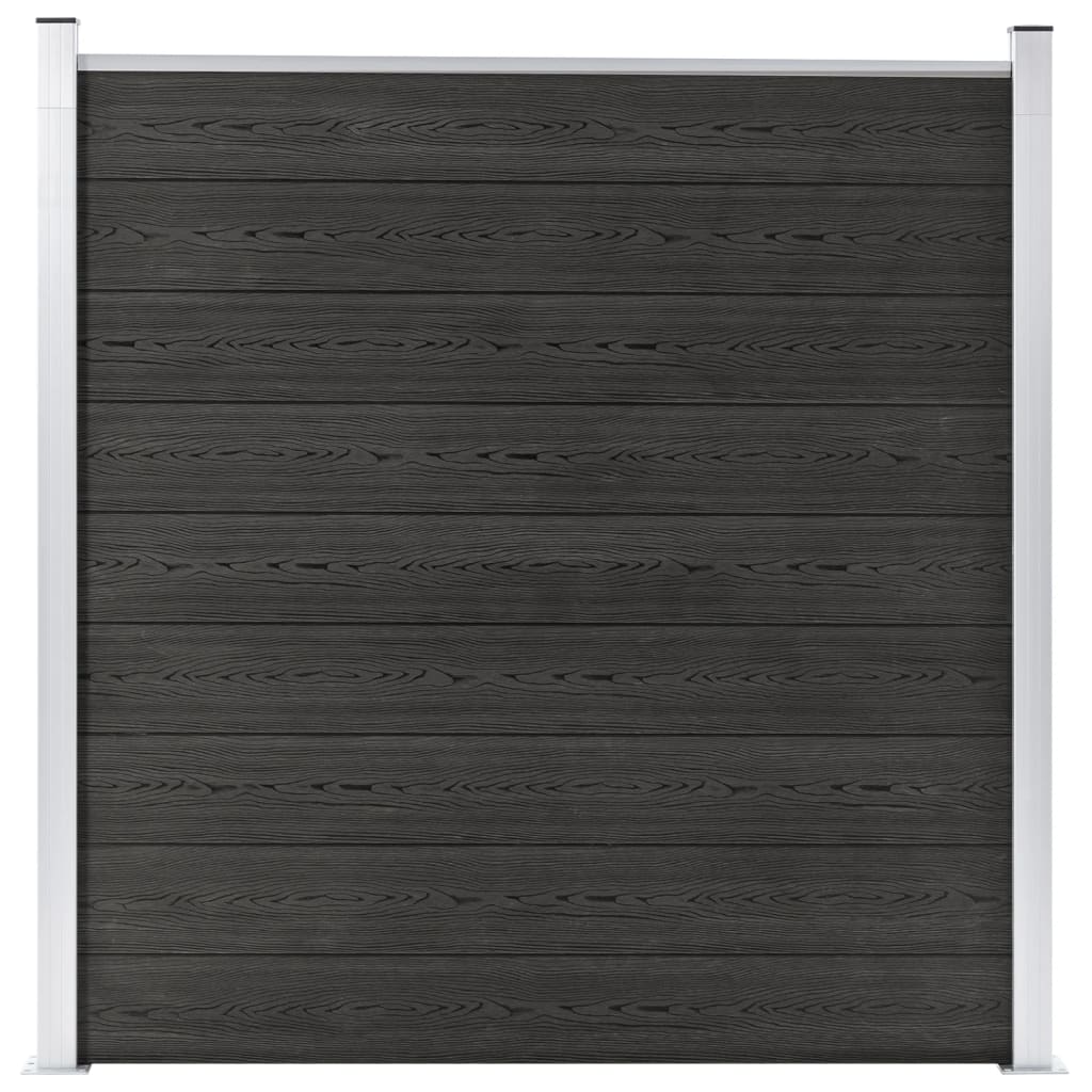Garden Fence WPC 180x186 cm Grey - Sid & Sam