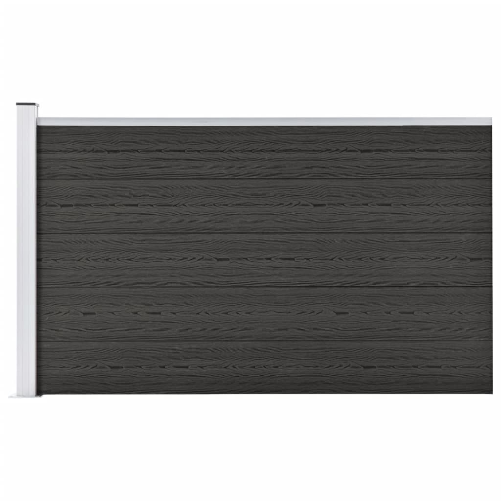 Garden Fence WPC 175x105 cm Grey - Casper Homes