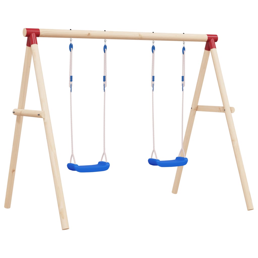 Swing Seats with Ropes 2 pcs Blue 37x15 cm Polyethene - R and M Furniture