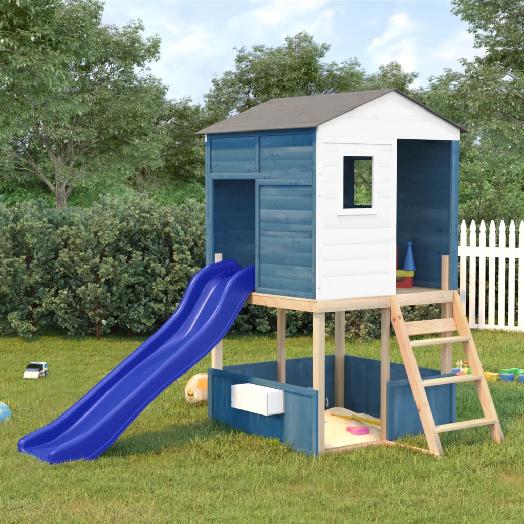 Play Slide Blue 175x38x23 cm Polypropylene - Tyrell & Tyrell