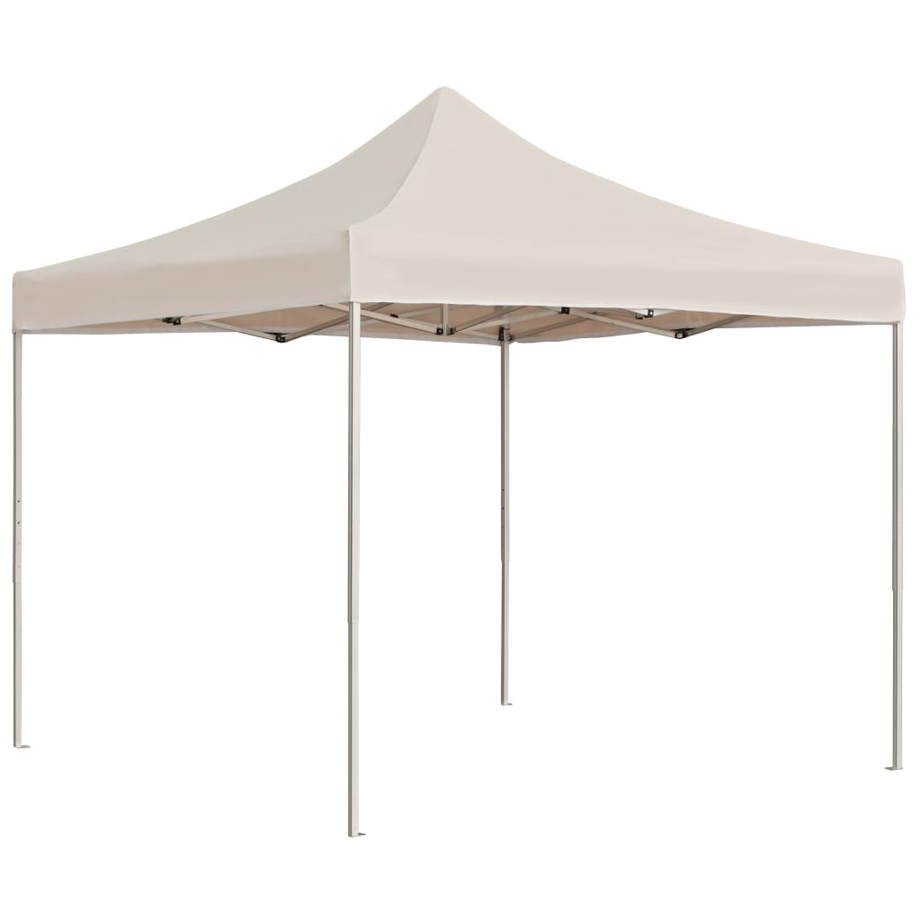 Professional Folding Party Tent Aluminium 2x2 m Cream - Millennium Furniture