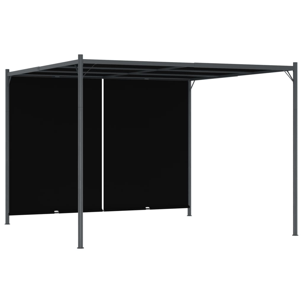 Garden Pergola with Retractable Roof 3x3 m Anthracite - Millennium Furniture
