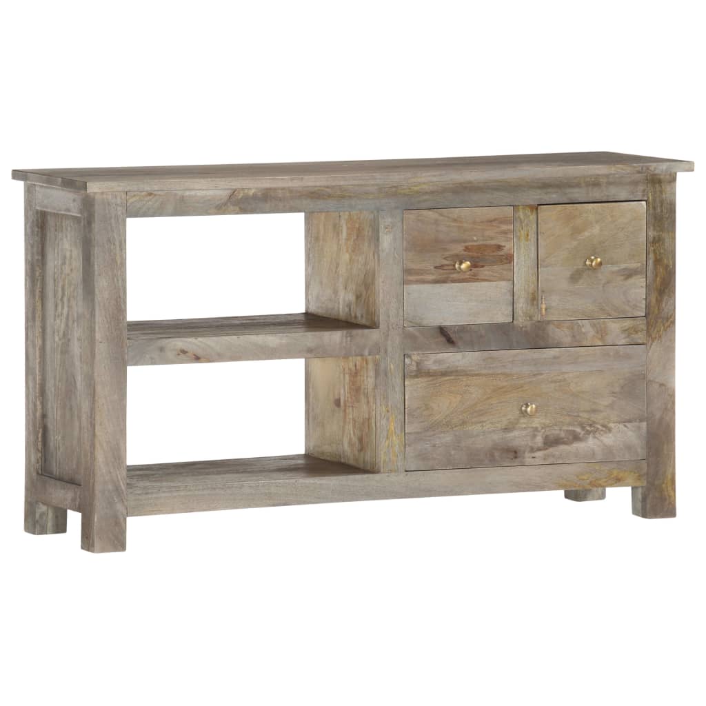 TV Cabinet 100x30x55 cm Solid Mango Wood - Millennium Furniture
