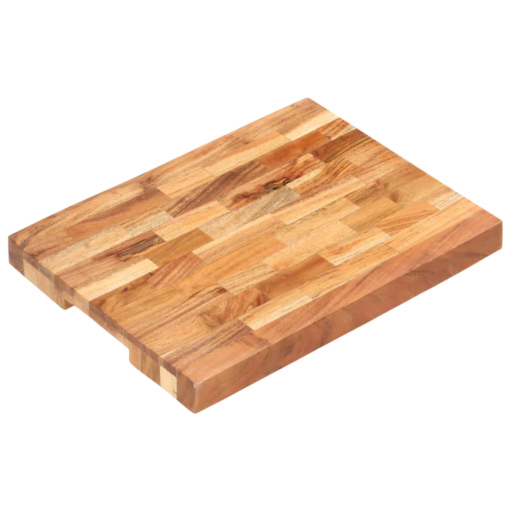 Chopping Board 40x30x4 cm Solid Acacia Wood - Style and Chic