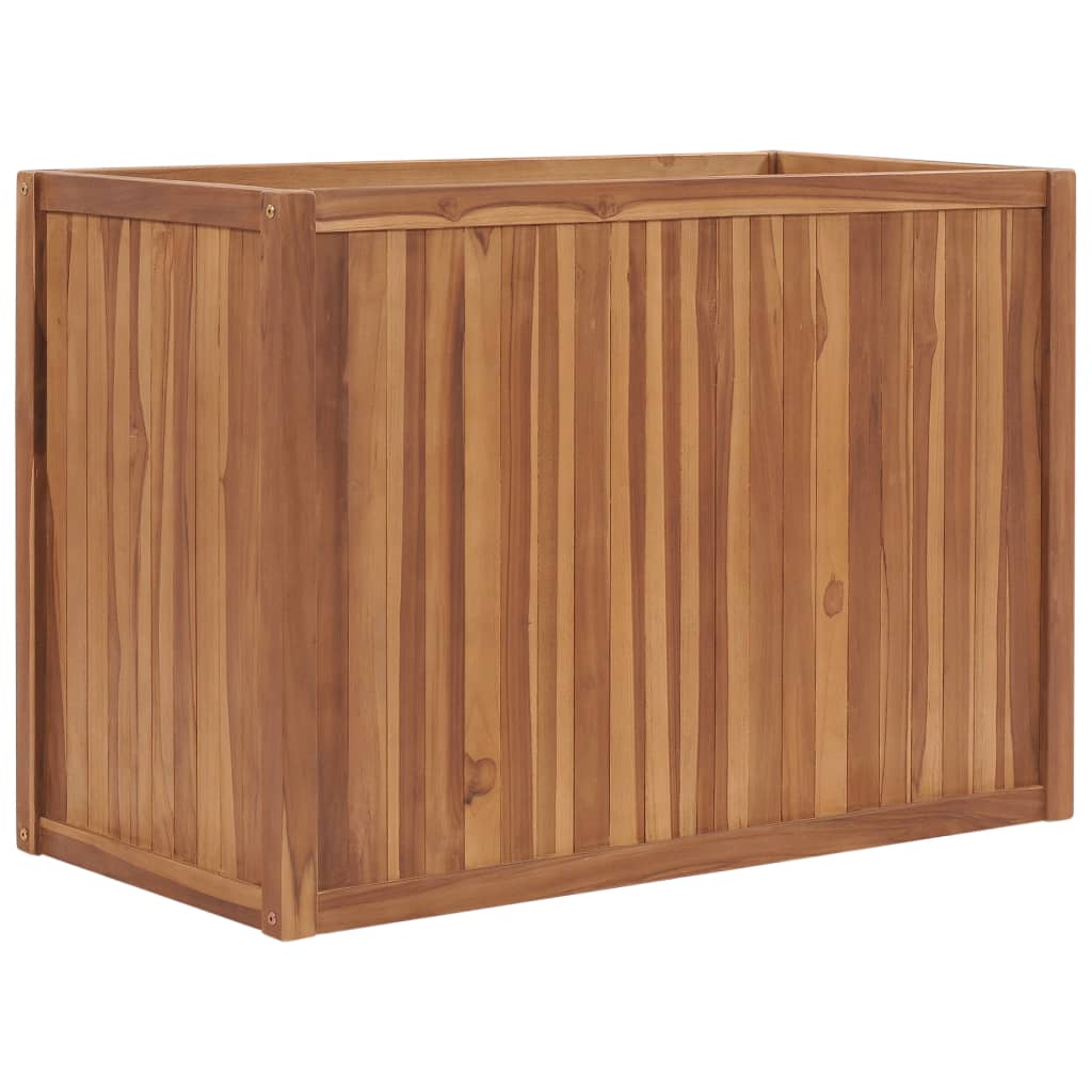 Raised Bed 100x50x70 cm Solid Teak Wood - Merlin Deals