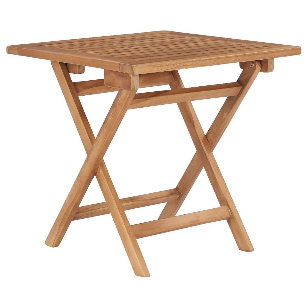 Folding Garden Table 45x45x45 cm Solid Teak Wood - R and M Furniture