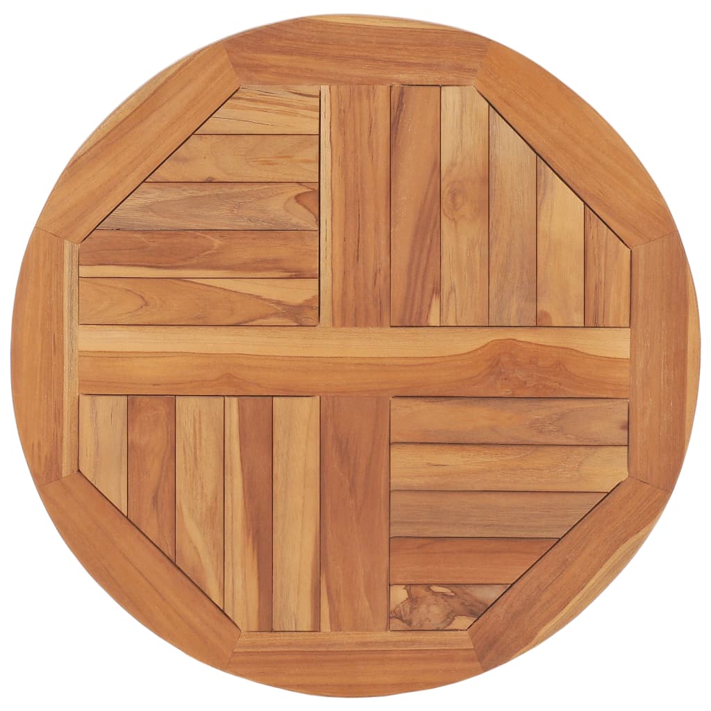 Table Top Solid Teak Wood Round 2.5 cm 60 cm - Tyrell & Tyrell