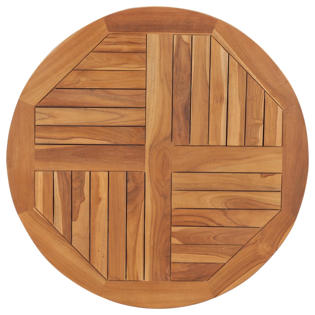Table Top Solid Teak Wood Round 2.5 cm 80 cm - Tyrell & Tyrell
