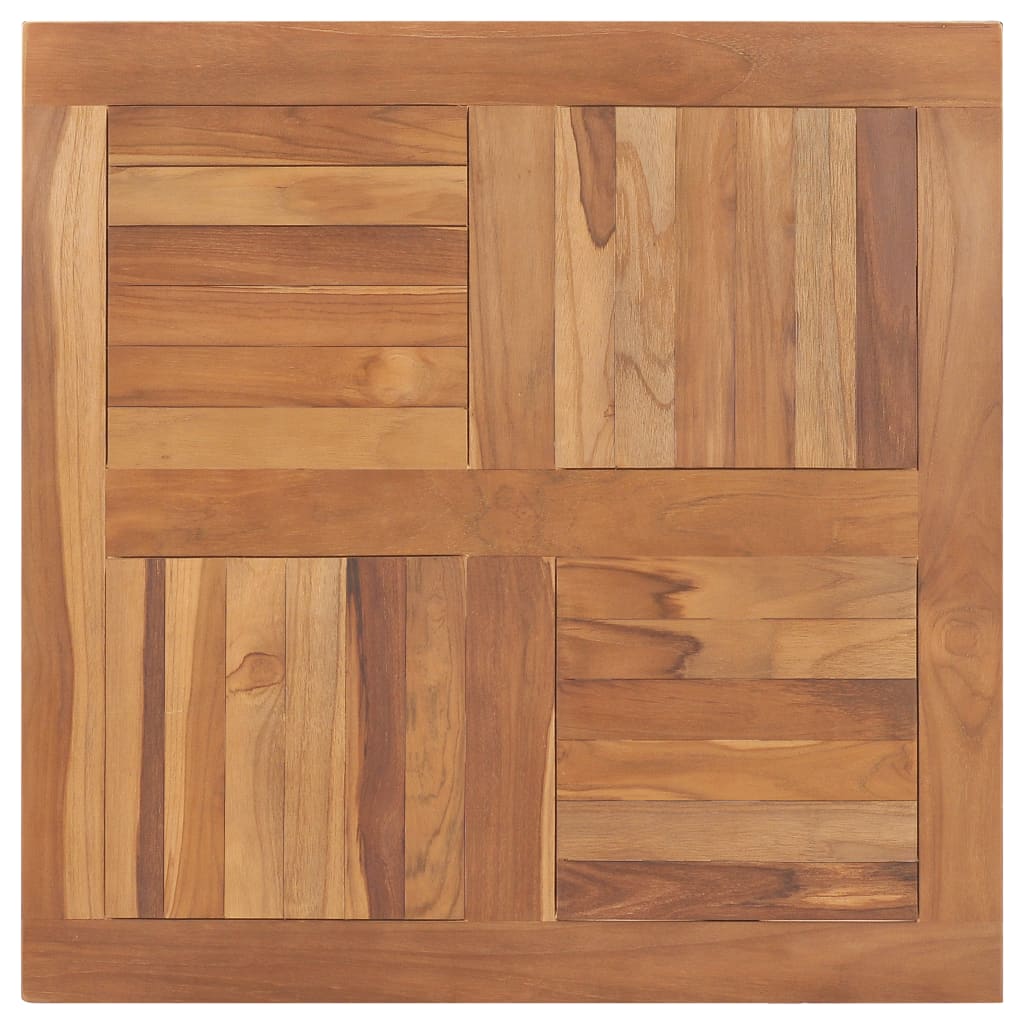 Table Top Solid Teak Wood Square 80x80x2.5 cm - Tyrell & Tyrell