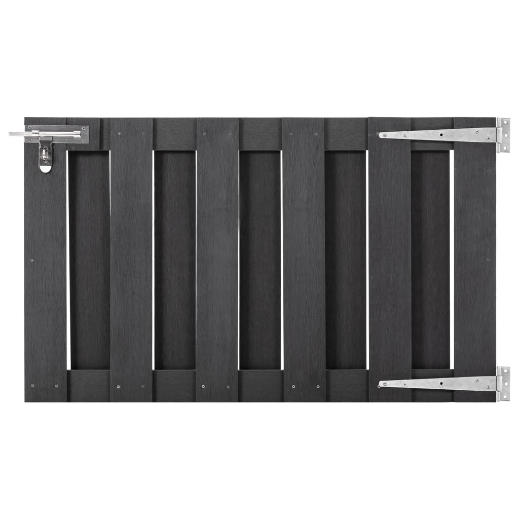 Garden Gate WPC 100x60 cm Grey - Direct Imports