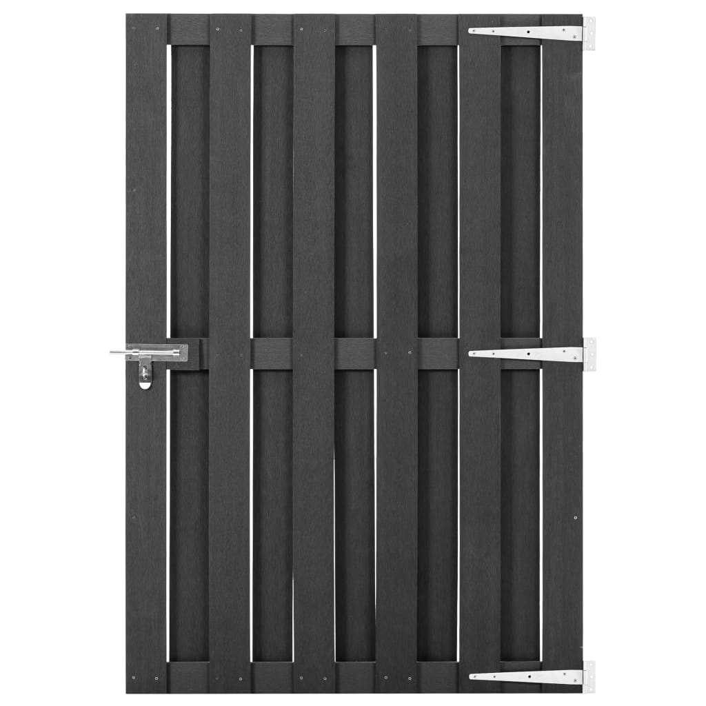 Garden Gate WPC 100x150 cm Grey - The Home Maker
