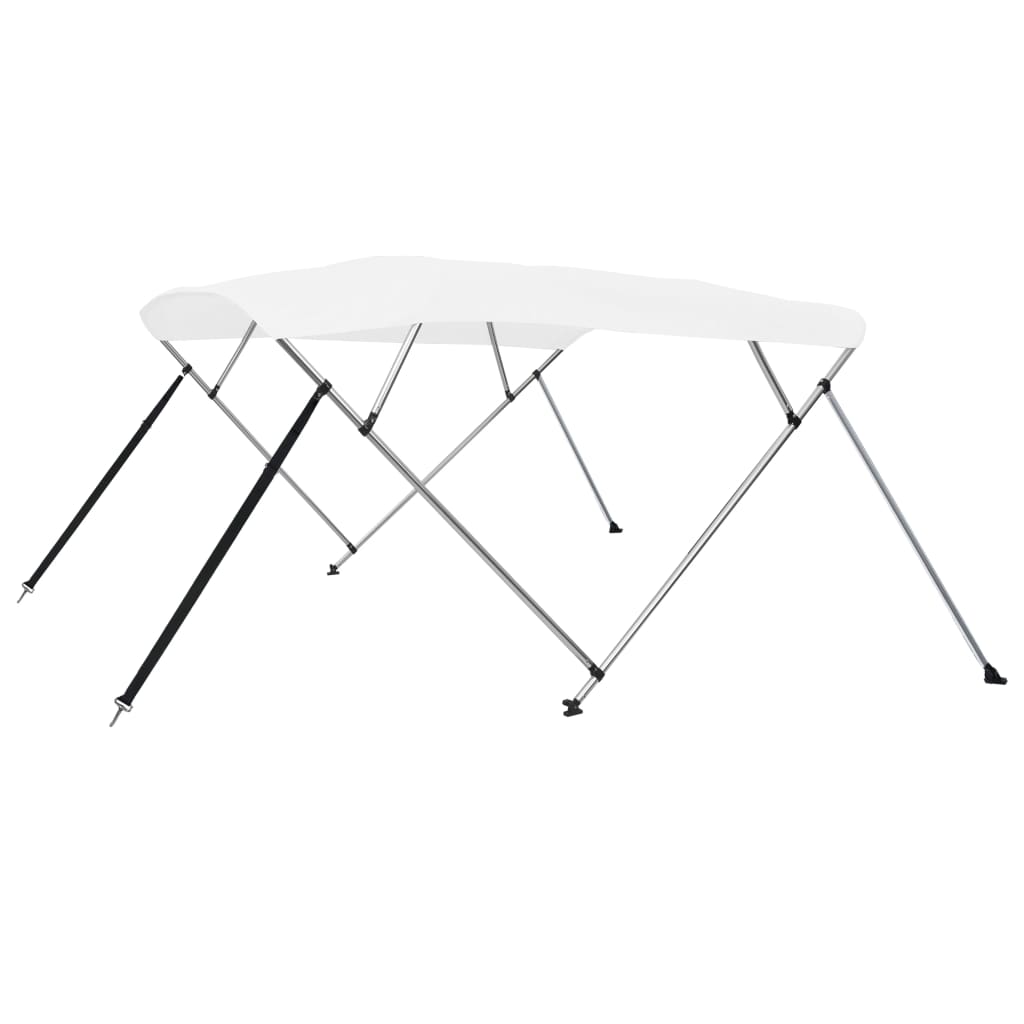 4 Bow Bimini Top White 243x180x137 cm - Design Hut