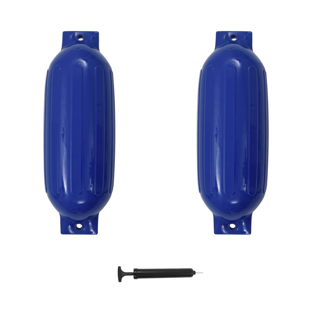 Boat Fender 2 Pcs Blue 69x21.5cm - R and M Furniture