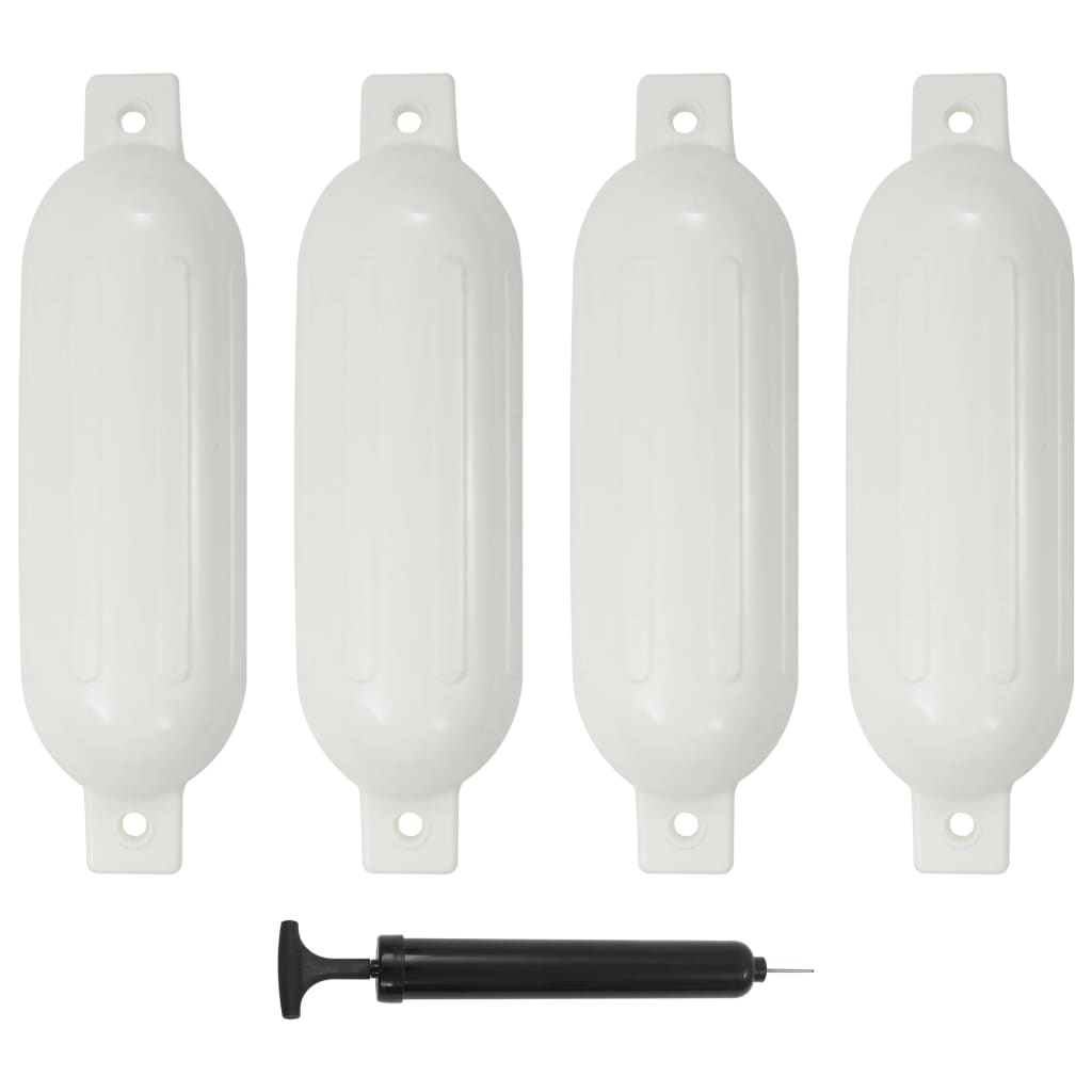Boat Fender 4 Pcs White 51x14cm - R and M Furniture