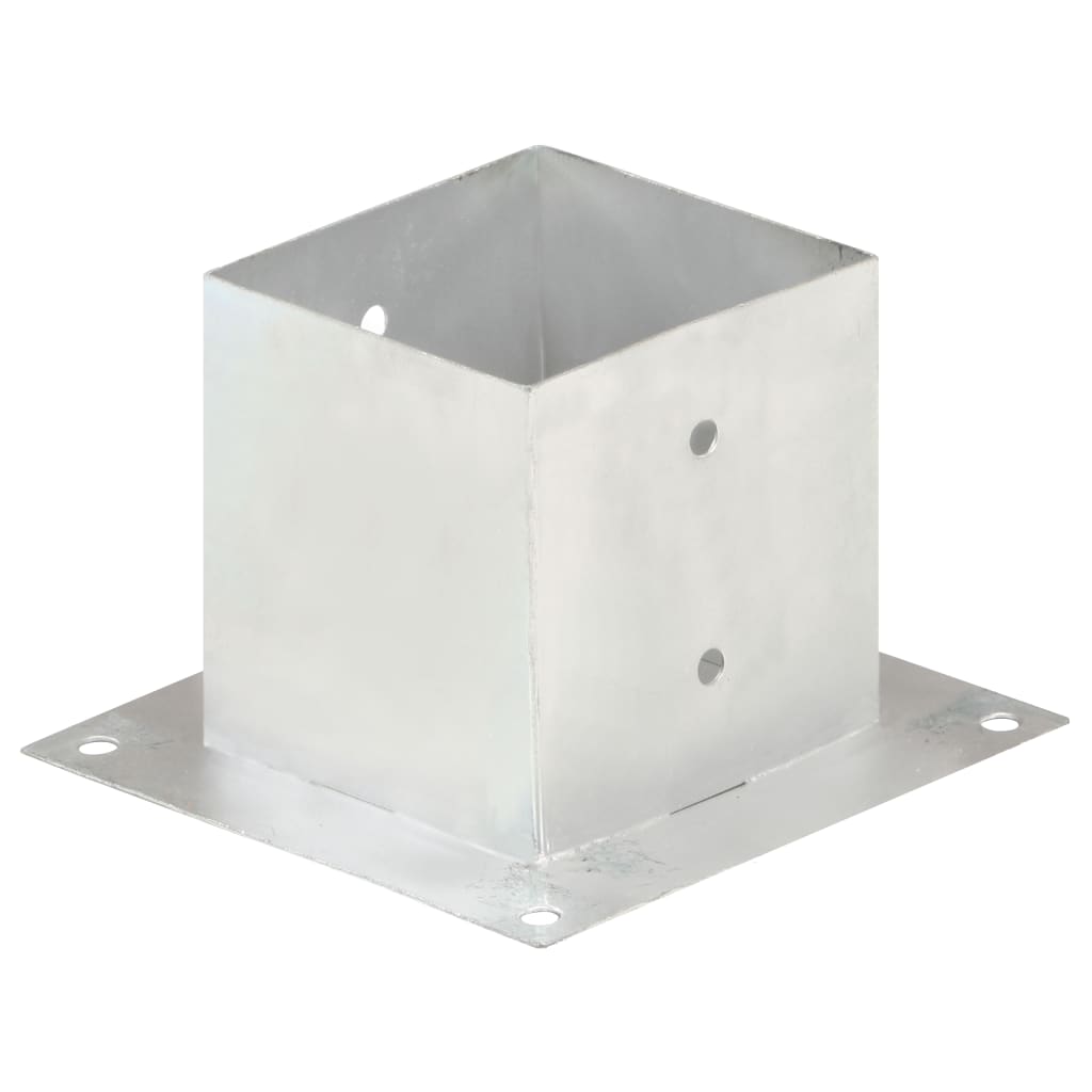 Post Anchors 4 pcs Galvanised Metal 141 mm - Decor Base