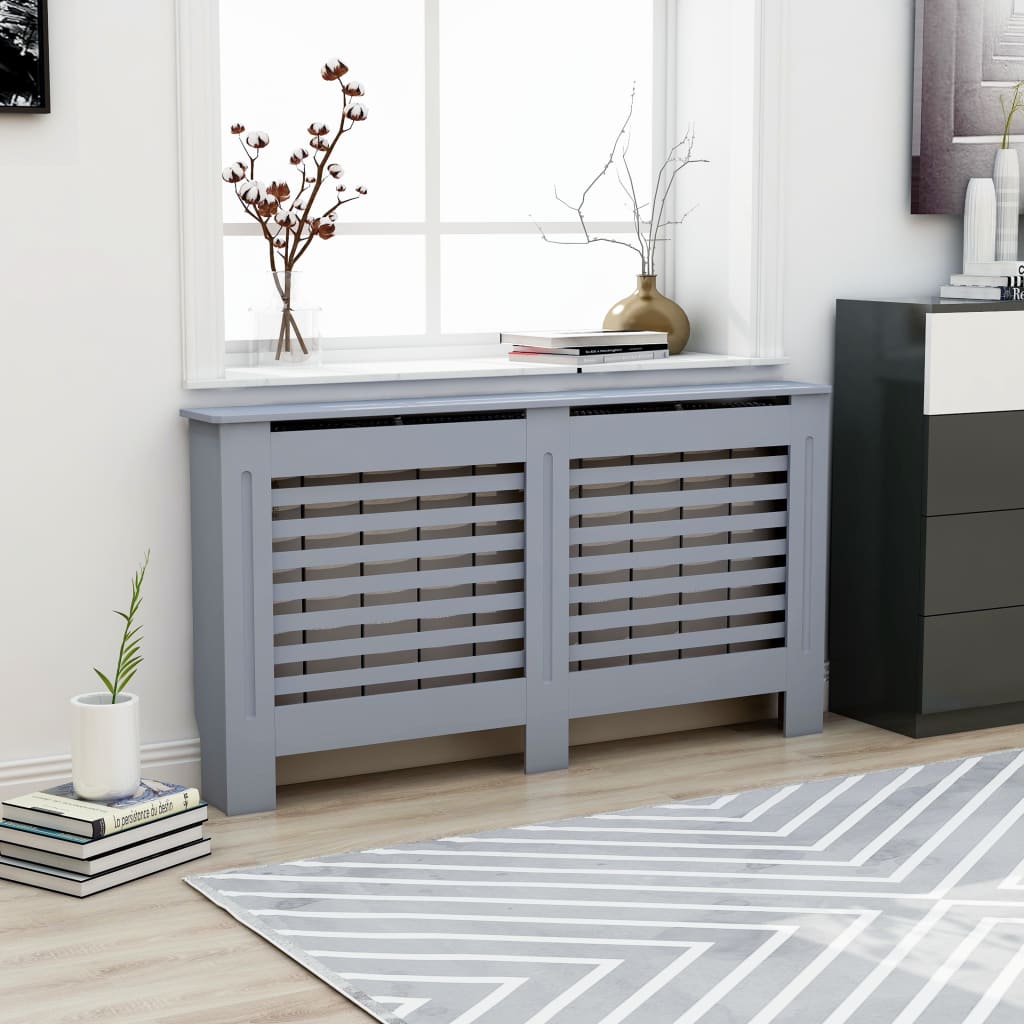 Radiator Cover Anthracite 152x19x81.5 cm MDF - Style and Chic