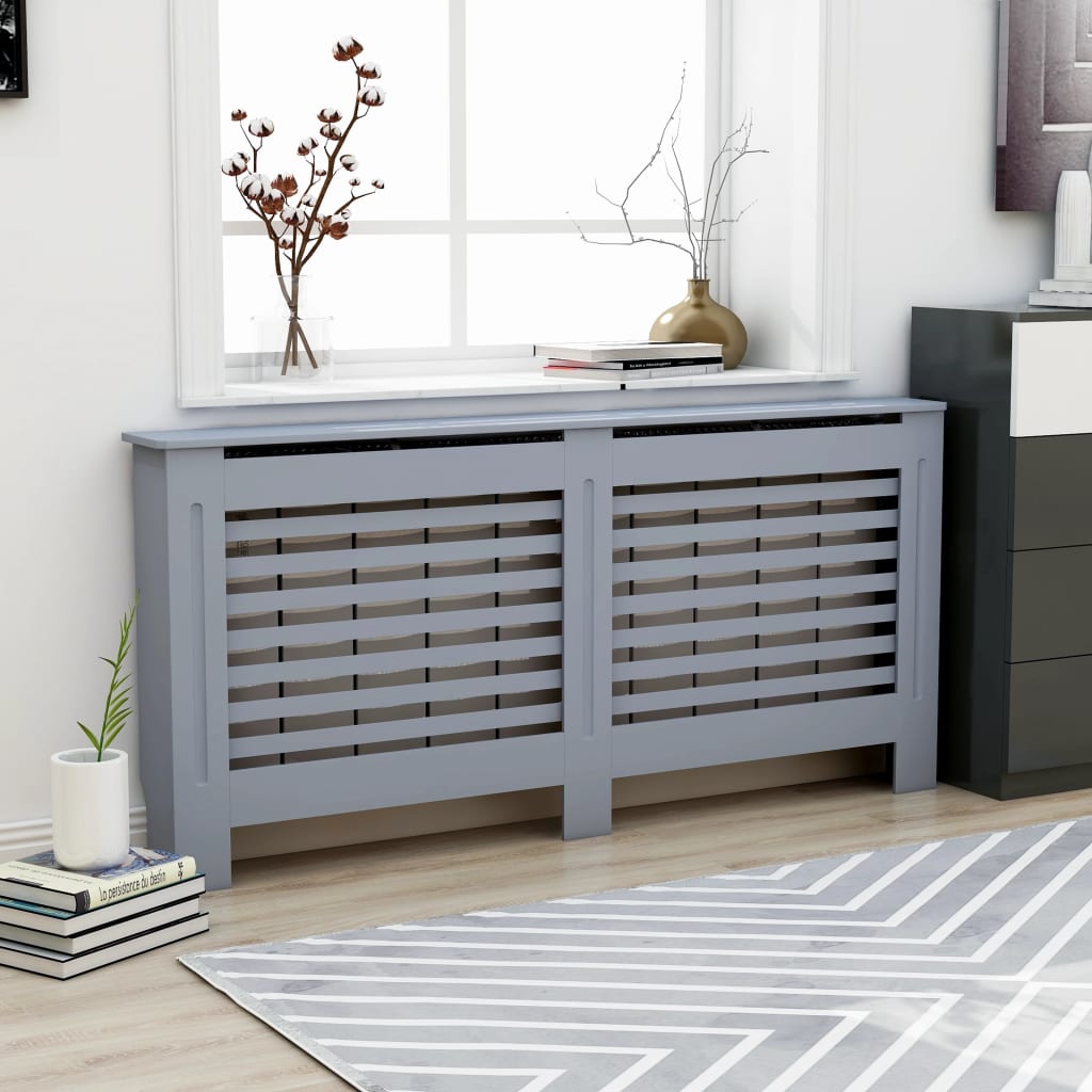 Radiator Cover Anthracite 172x19x81.5 cm MDF - Merlin Deals