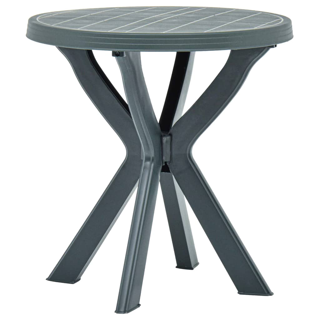 Bistro Table Green Ã ̃70 cm Plastic - All Things Good