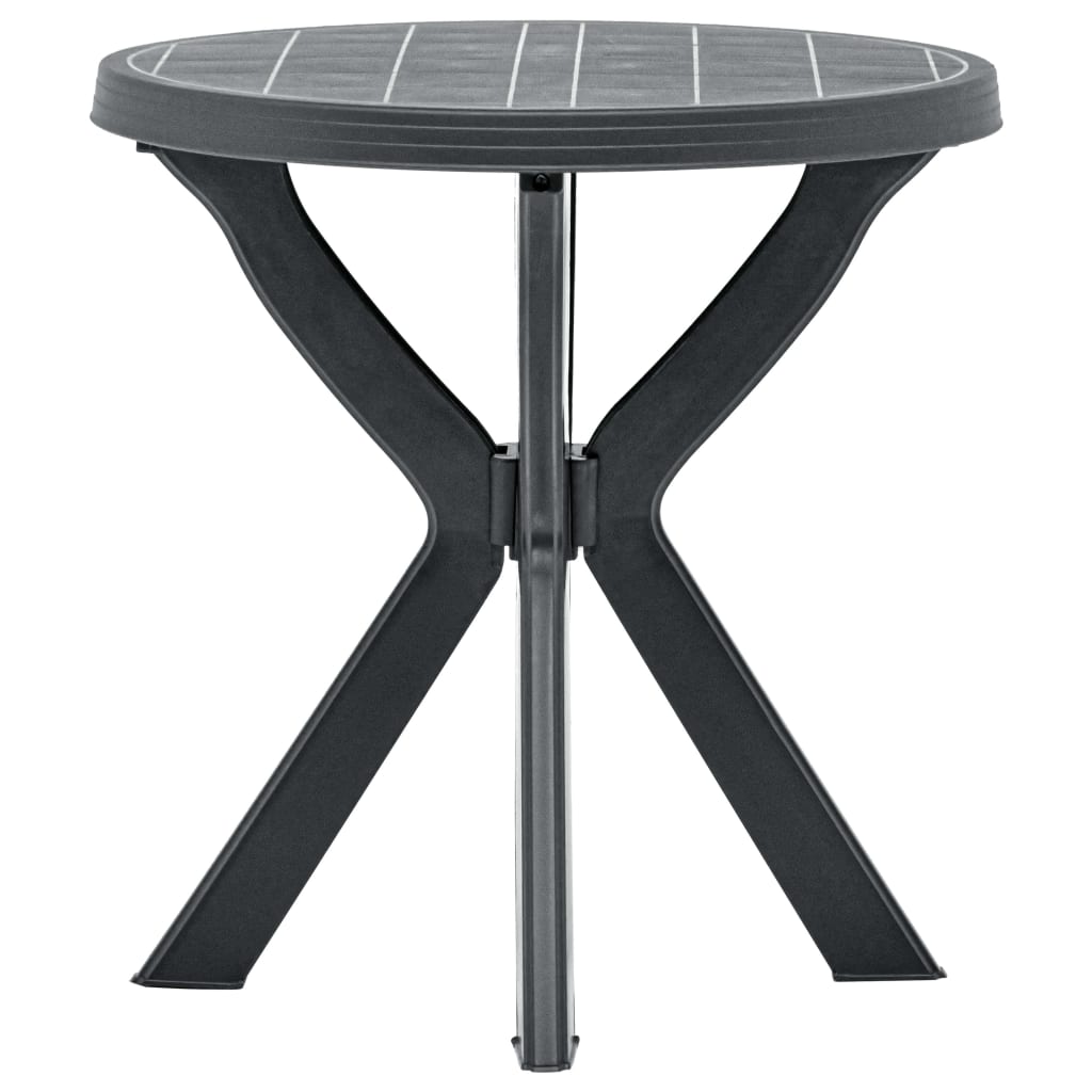 Bistro Table Anthracite Ã ̃70 cm Plastic - Tyrell & Tyrell