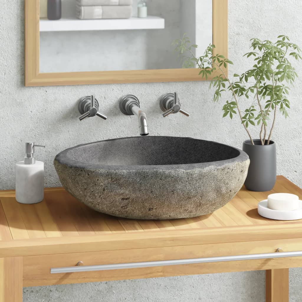 Basin River Stone Oval 29-38 cm - Tyrell & Tyrell