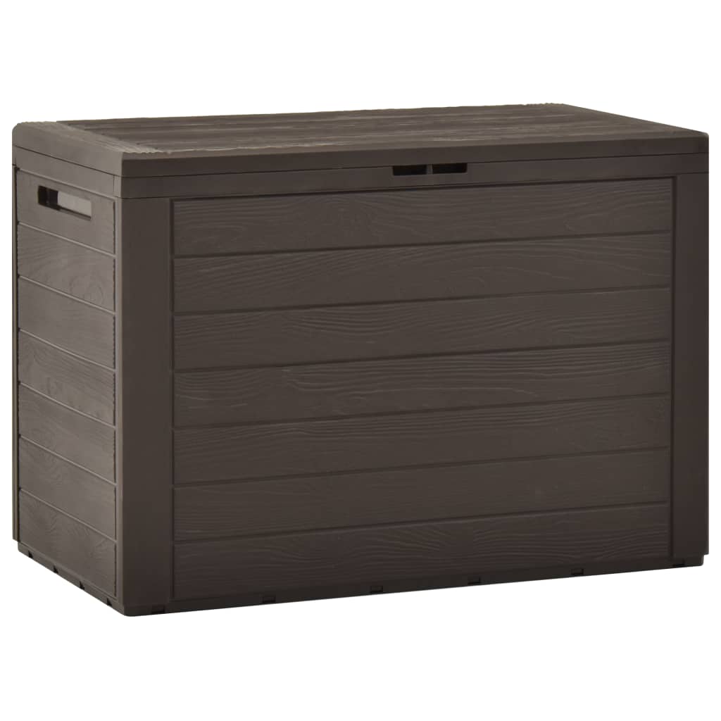 Garden Storage Box Brown 78x44x55 cm - Discount Dealers