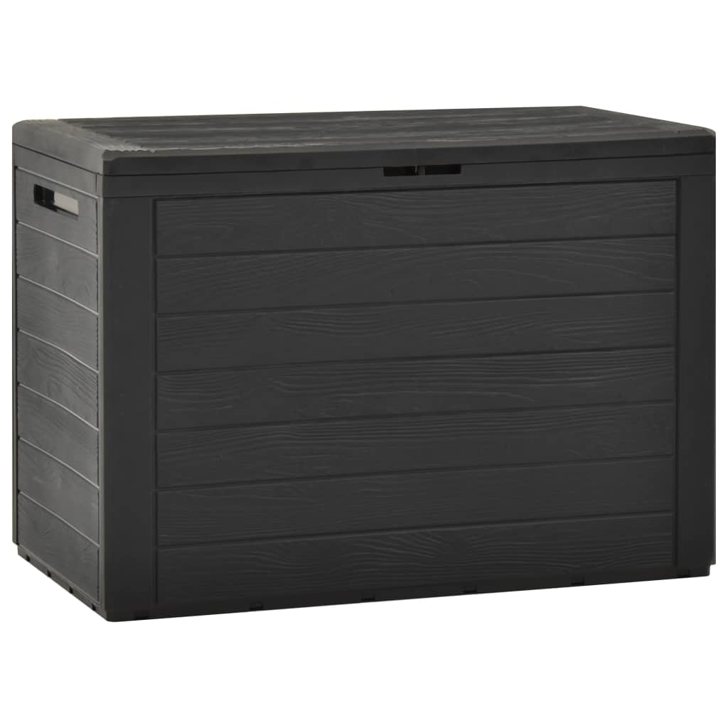 Garden Storage Box Anthracite 78x44x55 cm - Unbeatable Bargains