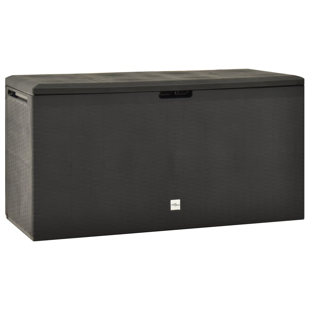Garden Storage Box Anthracite 114x47x60 cm - Unbeatable Bargains