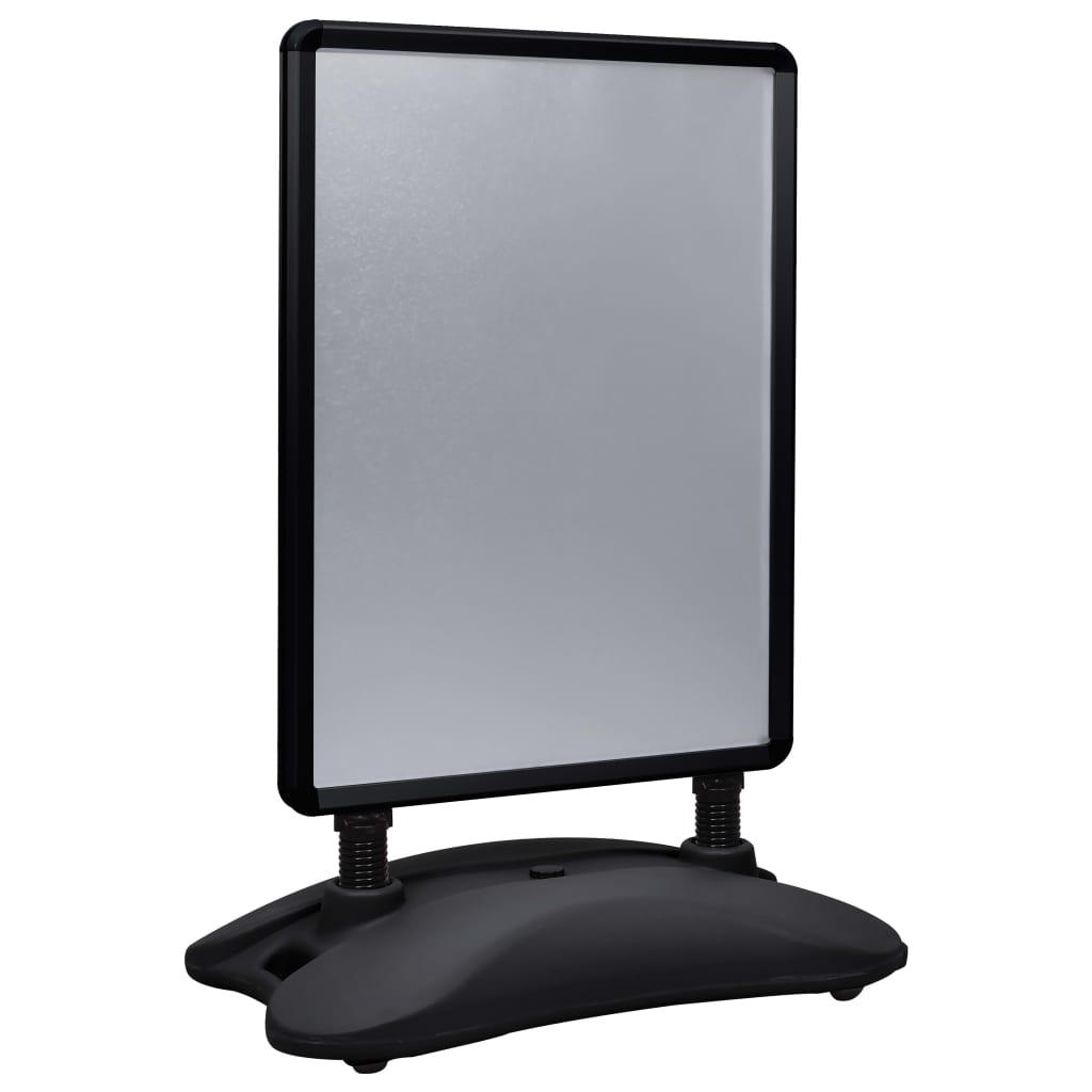 A1 Waterbase Poster Stand Black Aluminium Alloy - Millennium Furniture