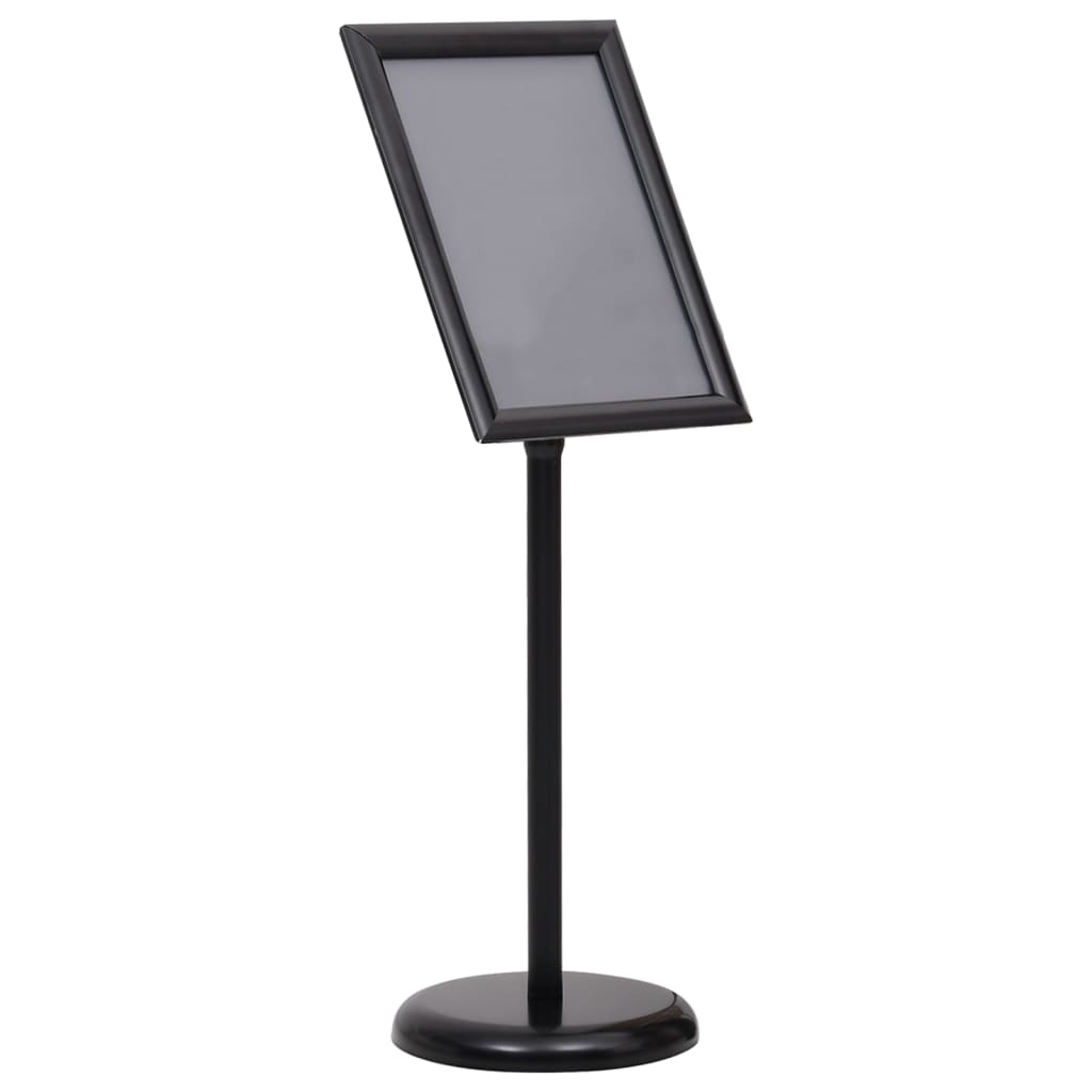 A3 Pedestal Poster Stand Black Aluminium Alloy - Discount Dealers