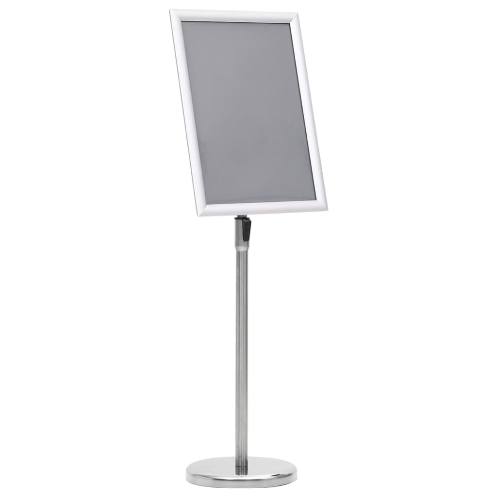 A3 Pedestal Poster Stand Silver Aluminium Alloy - All Things Good