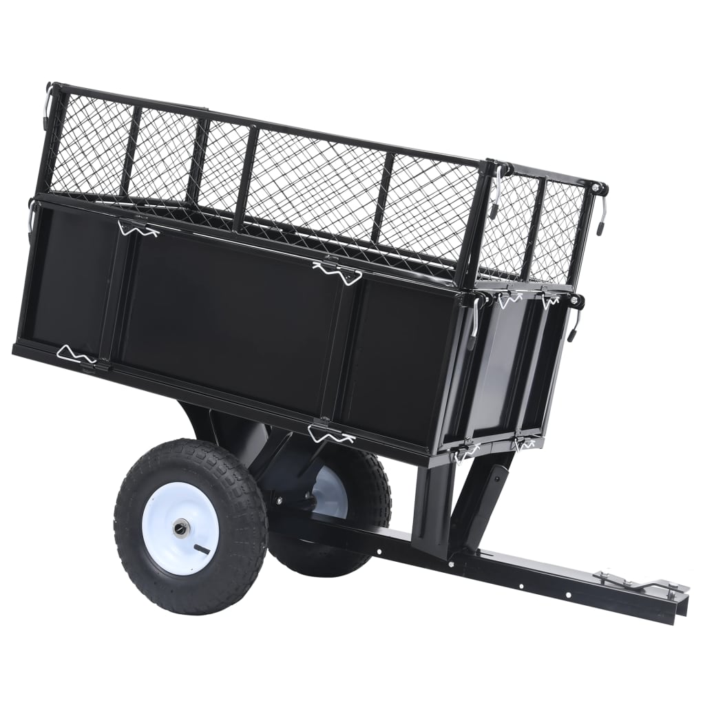 Tipping Trailer for Lawn Mower 150 kg Load - Discount Dealers