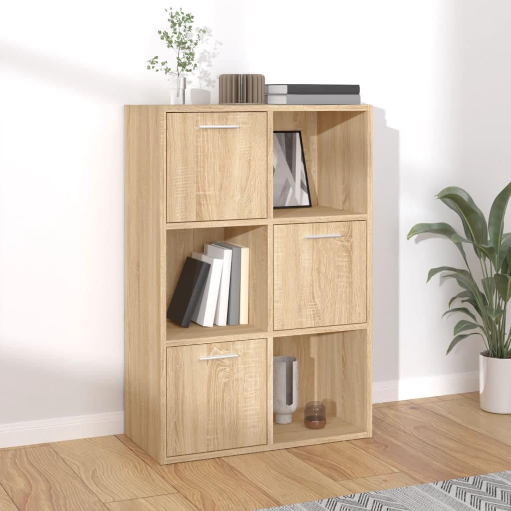Storage Cabinet Sonoma Oak 60x29.5x90 cm Engineered Wood - Direct Imports