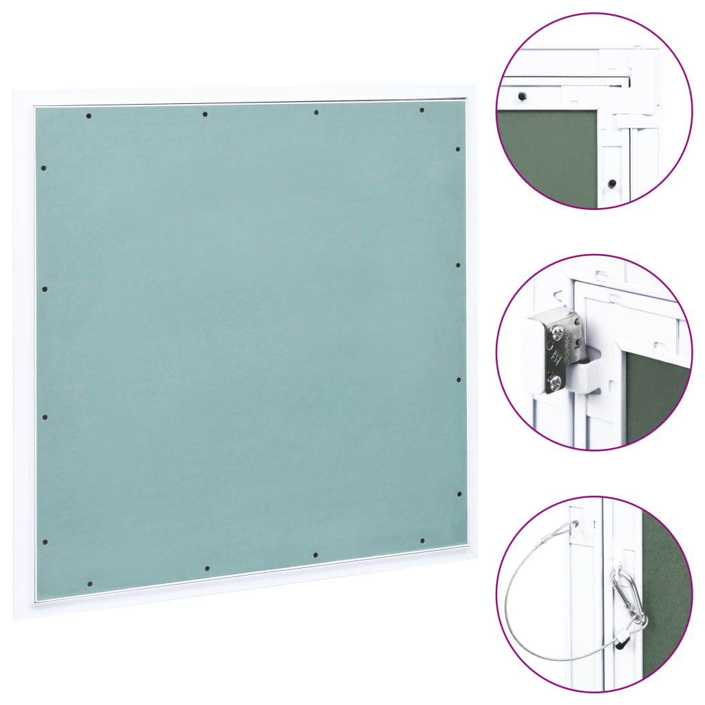 Access Panel with Aluminium Frame and Plasterboard 700x700mm - Style and Chic