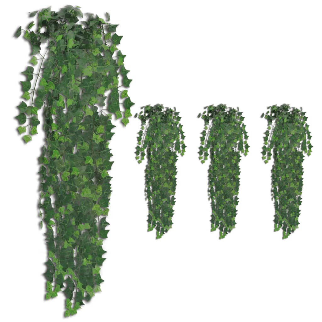 Artificial Ivy Bushes 4 pcs Green 90 cm - Direct Imports