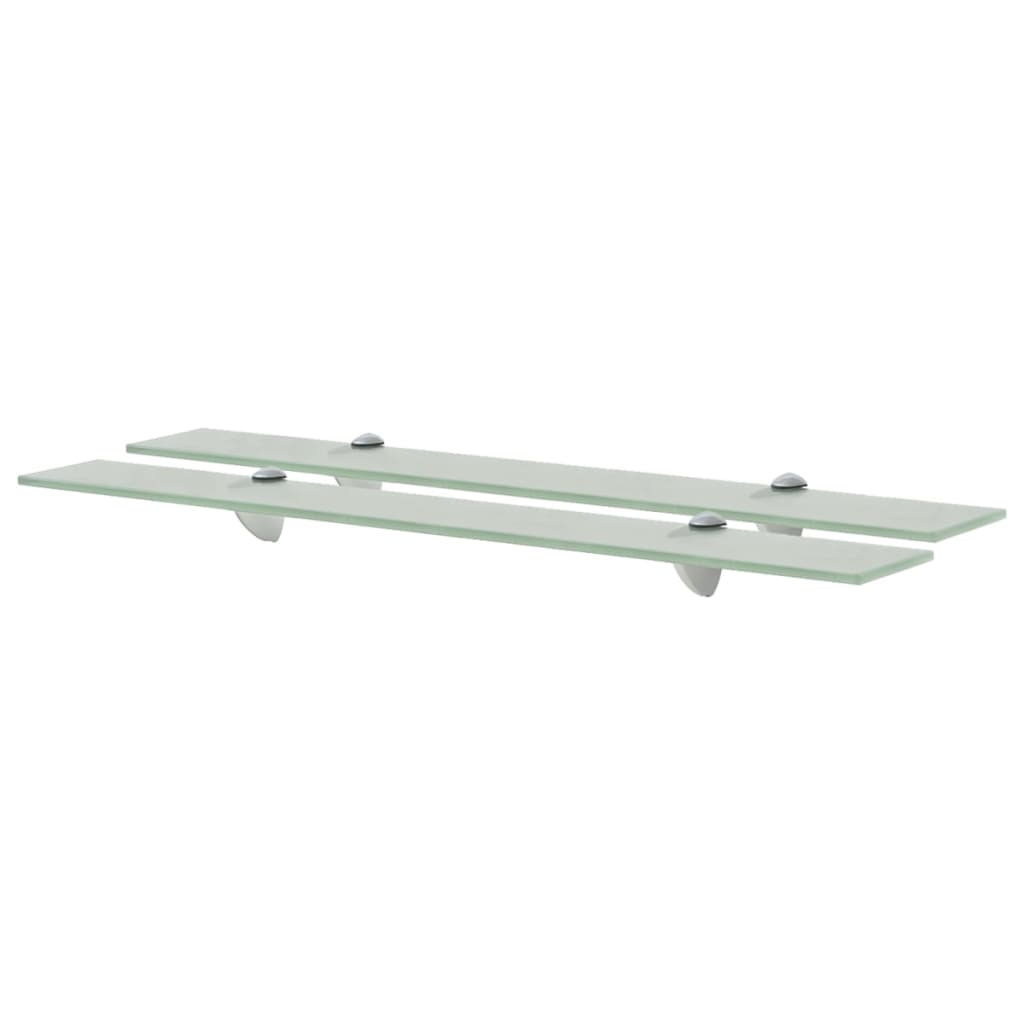 Floating Shelves 2 pcs Glass 70x10 cm 8 mm - Merkel Designers