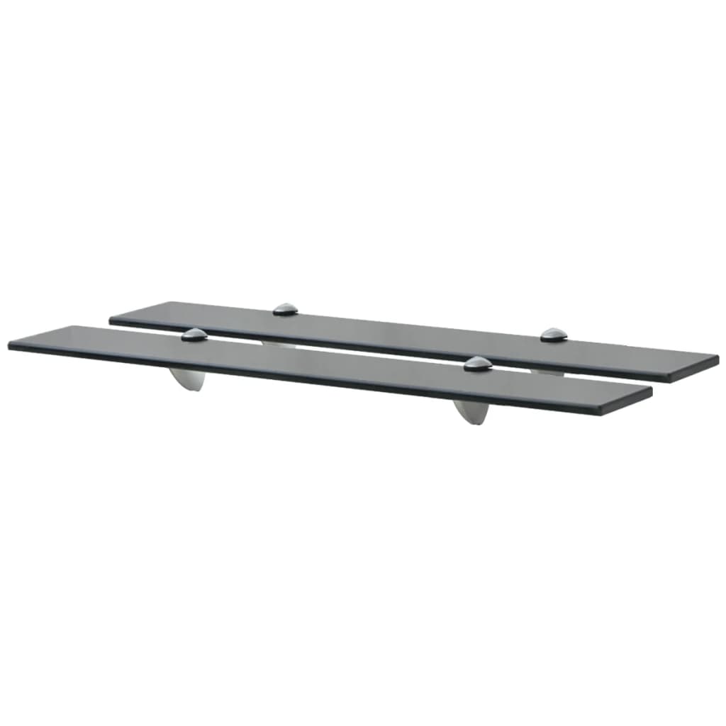 Floating Shelves 2 pcs Glass 70x20 cm 8 mm - All Things Good