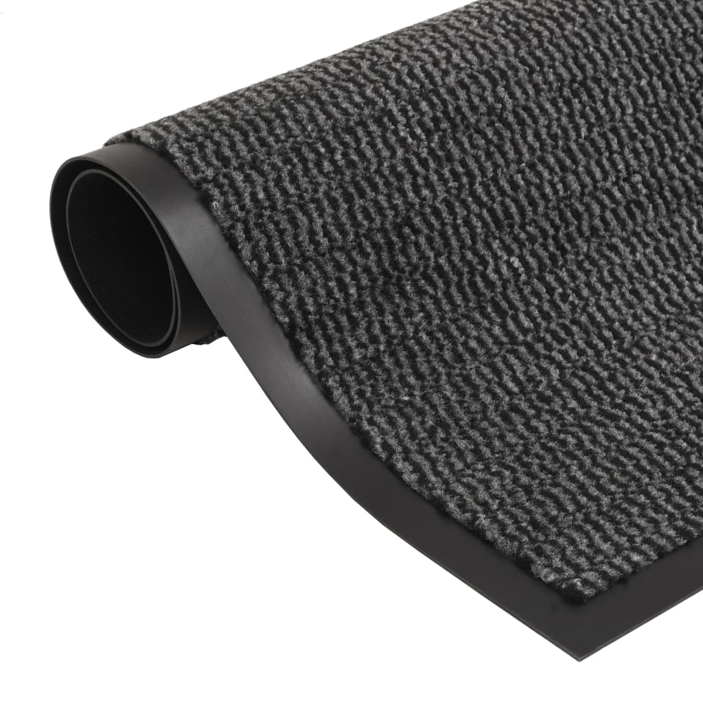Dust Control Mats 2 pcs Rectangular Tufted 120x180 cm Anthracite - Direct Imports