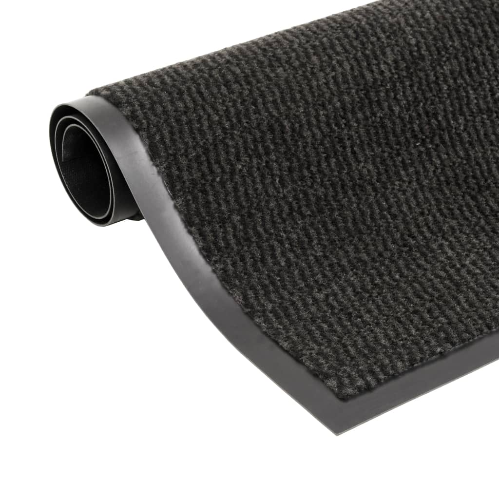 Dust Control Mats 2 pcs Rectangular Tufted 120x180 cm Black - Tyrell & Tyrell