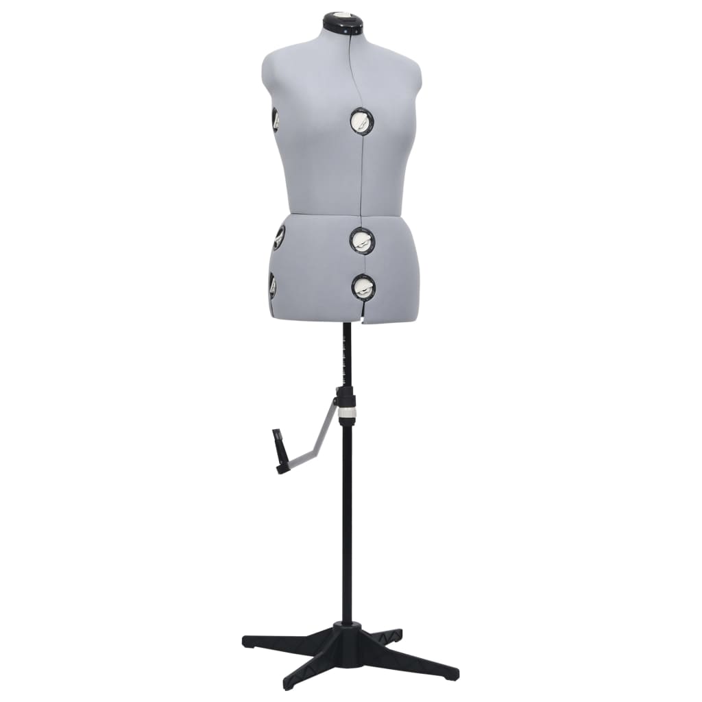 Adjustable Dress Form Female Grey M Size 40-46 - Sid & Sam